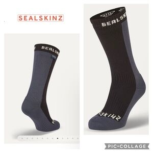 Sealskinz Waterproof Merino Wool Ankle Socks Black Small NWT